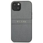 Guess GUHCP13MPSASBGR iPhone 13 / 14 / 15 6,1" grey Saffiano Strap - imagine 3