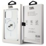 Karl Lagerfeld KLHMP15XHLSKCH iPhone 15 Pro Max 6.7" white hardcase IML Metal Karl&Choupette - imagine 8