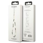 Guess pendant GUSTBCKH Phone Strap black-white Heishi Beads - imagine 3