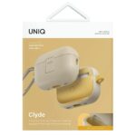 UNIQ Clyde Lock Case AirPods Pro 2 (2022/2023) beige-yellow/ivory-canary yellow - imagine 7