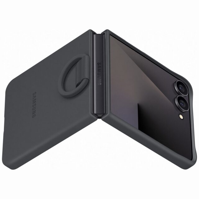 Case Samsung Ring Case for Galaxy Z Flip7 black - imagine 5