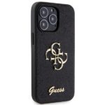 Guess GUHCP13LHG4SGK iPhone 13 Pro / 13 6.1" black hardcase Glitter Script Big 4G - imagine 4