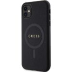 Guess GUHMN61PSAHMCK iPhone 11 / Xr 6.1"black hardcase Saffiano MagSafe - imagine 2