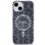 Guess GUHMP15SHGCUSTGK iPhone 15 / 14 / 13 6.1" black hardcase IML GCube MagSafe - imagine 3