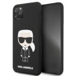 Karl Lagerfeld KLHCN65SLFKBK iPhone 11 Pro Max black Silicone Iconic