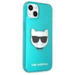 Karl Lagerfeld KLHCP13MCHTRB iPhone 13 / 14 / 15 6,1" blue hardcase Glitter Choupette Fluo - imagine 4