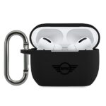 Mini MIACAPSLTBK AirPods Pro cover black hard case Silicone Collection - imagine 2