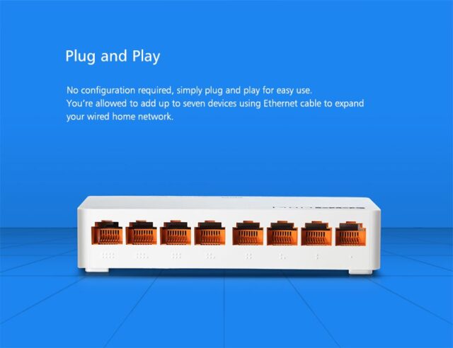 Totolink S808 | Switch | 8x RJ45 100Mb/s, Desktop - imagine 7