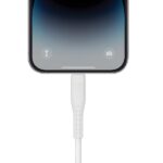 ENERGEA Flow USB-C to Lightning C94 MFI Cable 1.5m White 60W 3A PD Fast Charge - imagine 4