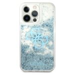 Guess GUHCP13LLG4GBL iPhone 13 Pro / 136,1" blue hardcase 4G Big Liquid Glitter - imagine 3