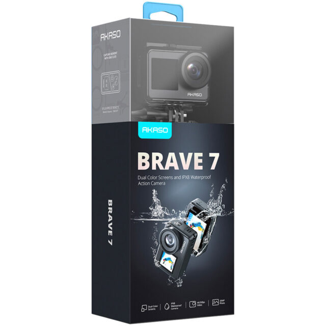 Akaso Brave 7 | Sports Camera | 4K, WiFi, 1350mAh - imagine 4