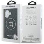 Case Karl Lagerfeld IML Karl Head Logo   MagSafe for iPhone 17 Pro black - imagine 8