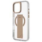 UNIQ Heldro Max case iPhone 16 Pro Max 6.9" Magclick Charging gold/taupe gold - imagine 3