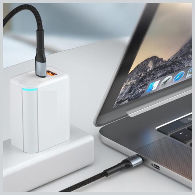 Cable 3MK Hyper Cable N-SERIES USB-C to USB-C 2m 20V/5A 100W black - imagine 7