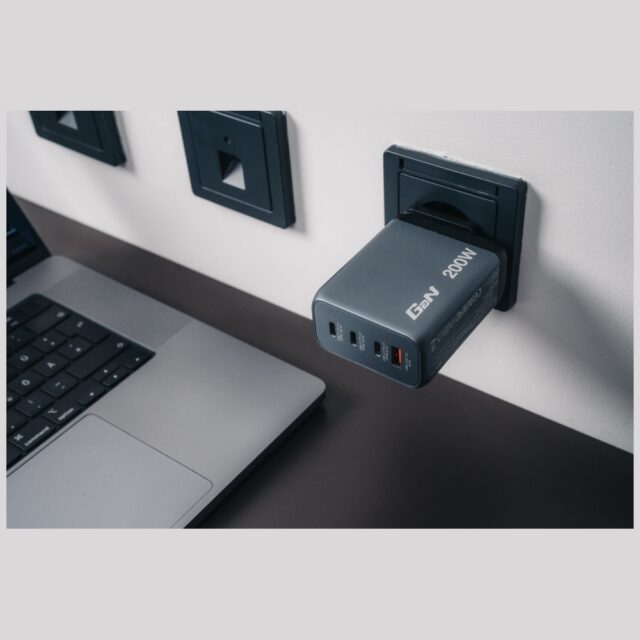 Verbatim GNC-200 GaN Charger 4 Port 200W USB A/C (EU/UK/US - imagine 6