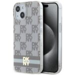 DKNY DKHMP15MHCPTSE iPhone 15 Plus / 14 Plus 6.7 inch beige hardcase IML Checkered Mono Pattern & Pr
