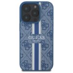 Guess GUHMP16XP4RPSB iPhone 16 Pro Max 6.9" blue hardcase 4G Printed Stripes MagSafe - imagine 3