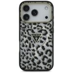 Guess Leopard Glitter MagSafe Case for iPhone 17 Pro Black - imagine 3