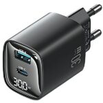 USAMS Lad. network. CC229 30W GaNUSB-C/USB-A Fast Charging XC Series black CC229TC01