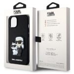 Karl Lagerfeld KLHCP14SSANKCPK iPhone 14/ 15 / 13 6.1" hardcase black Saffiano Karl & Choupet - imagine 8