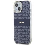 DKNY DKHMP15SHRHSEB iPhone 15 / 14 / 13 6.1 inch blue hardcase IML Mono & Stripe MagSafe - imagine 2