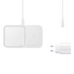 Inductive charger Samsung EP-P5400TW+ mains charger white Duo - imagine 7