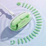 AWEI Bluetooth 5.3 T85 ENCTWS headphones + docking station white - imagine 4