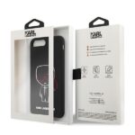 Karl Lagerfeld KLHCI8LSLKCBK  iPhone 7/8Plus hardcase black Silicone Karl Iconic - imagine 8
