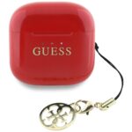 TWS headphones Guess Glossy Effect Printed Classic Logo & Charm red - imagine 3