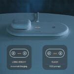 USAMS Wireless Charger US-CD120 10W Dual white CD120JN01 - imagine 10