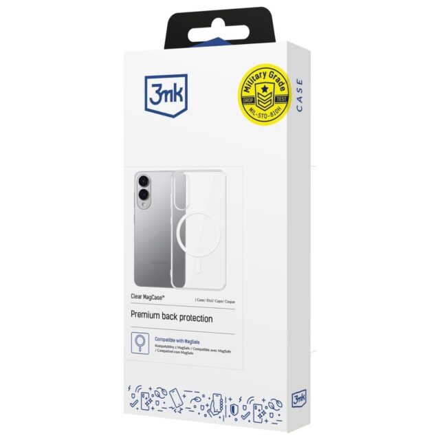 3MK Clear MagCase for Samsung Galaxy S25 Edge - imagine 3