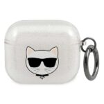 Karl Lagerfeld KLA3UCHGS AirPods 3 cover silver Glitter Choupette