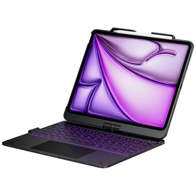 Case Flexbook Touch Typecase with keyboard for iPad Air 13" 2024/2025 black - imagine 6