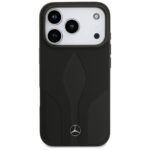 Case Mercedes Leather The Move MagSafe for iPhone 17 Pro black - imagine 3