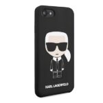Karl Lagerfeld KLHCI8SLFKBK iPhone 7/8SE 2020 / SE 2022 hardcase black Silicone Iconic - imagine 5