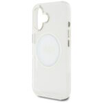 Case Guess IML Metal Colored Circle      Classic Logo MagSafe for iPhone 16 white - imagine 6
