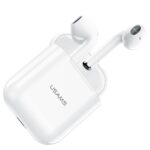 USAMS Bluetooth 5.0 TWS YA Series Wireless Earphones white BHUYA01