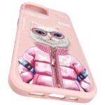 Nimmy case iPhone 15 6.1" pink Cool&Cute 2.0 Cat - imagine 9