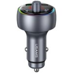 Car charger USAMS CC328 30W 1xUSB-A 1xUSB-C Bluetooth FM tarnish