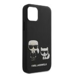 Karl Lagerfeld KLHCP12MPCUSKCBK iPhone 12/12 Pro 6,1" black hardcase Ikonik Karl & Choupette - imagine 9