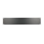 Extralink 2U 19" | Front Blank Panel | Black - imagine 2