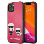 Karl Lagerfeld KLHCP13SPCUSKCP iPhone 13 mini 5,4" fuchsia hardcase Ikonik Karl & Choupette