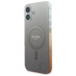 Guess GUHMP16SHGRCELW iPhone 16 6.1"brown hardcase IML Glitter Gradient MagSafe - imagine 2