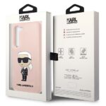 Karl Lagerfeld KLHCS23SSNIKBCP S23 S911hardcase pink Silicone Ikonik - imagine 8