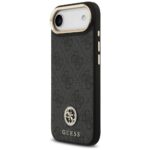 Guess 4G Strass Logo & Big Strap Metal Buttons MagSafe Case for iPhone Air black - imagine 2