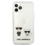 Karl Lagerfeld KLHCN58CKTR iPhone 11 Prohardcase Transparent Karl & Choupette - imagine 3