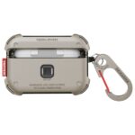 Skinarma case Mecha AirPods Pro 2 titanium - imagine 2