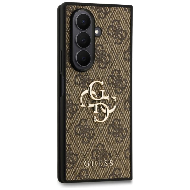 Case Guess Big 4G Logo Classic Logo for Samsung Galaxy Z Fold7 brown - imagine 5