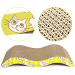 Cat Scratcher Extralink Pets, Cardboard Bed Lounge Wave Eco Scratching Mat Large Pet-761 - imagine 3