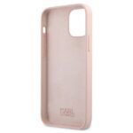 Karl Lagerfeld KLHCP12LSLCHLP iPhone 12 Pro Max 6,7" hardcase light pink Silicone Choupe - imagine 7